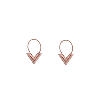 Koop rose Go Dutch Label 'V' earring