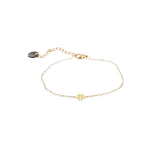 Kaufen gold Go Dutch Label Armband vierblättriges Kleeblatt