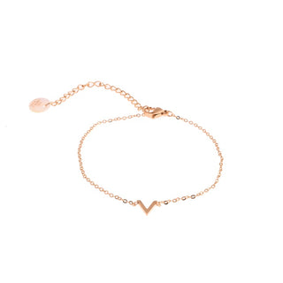 Kaufen gold Go Dutch Label-Armband „V“