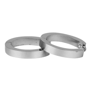 Kaufen silber Kalli Ohrringe Edelstahl Matt 1858 (18mm)