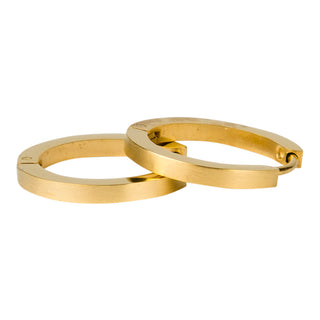 Kaufen gold Kalli Ohrringe Edelstahl Matt 1857 (18mm)