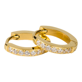 Kalli Edelstahl-Ohrring Kristall 1868 (13 mm)