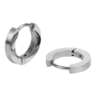 Kalli Ohrringe Edelstahl Matt 1849 (12mm)