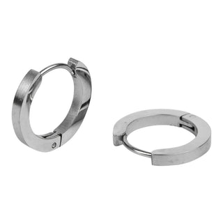 Kaufen silber Kalli Ohrringe Edelstahl Matt 1851 (16mm)