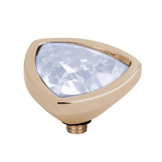 Melano Twisted Meddy CZ Stone (8-9mm)