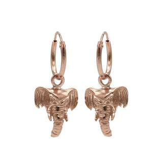 Kopen rose Karma Symbols oorbel Elephant Head
