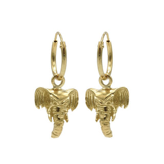Karma Symbols oorbel Elephant Head
