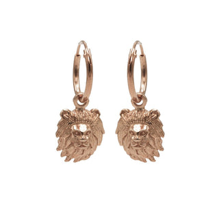 Kopen rose Karma Symbols oorbel Lion