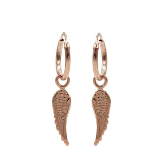 Koop rose Karma Symbols earring Angel Wing