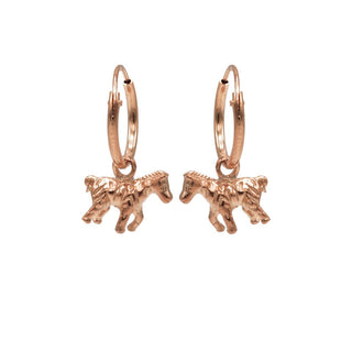Kopen rose Karma Symbols oorbel Hoops Zebra
