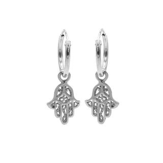 Karma Symbols earring Hand of Fatima