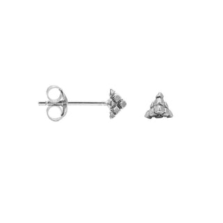 Karma Symbols Earring XL Pyramid Silver