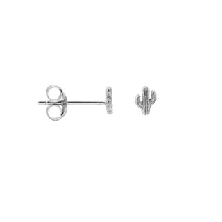 Karma symbols earring cactus
