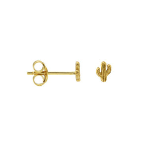 Karma symbols earring cactus
