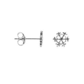 Karma symbols earring Snowflake