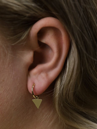 Karma Symbols oorbel Triangle