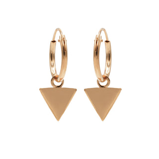 Kopen rose Karma Symbols oorbel Triangle