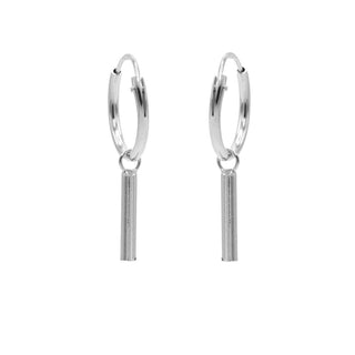 Karma symbols oorbel roud tube