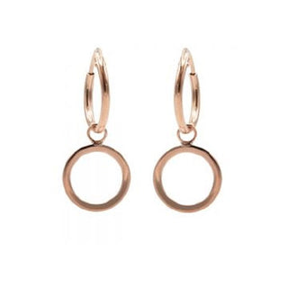 Karma symbols earring open circle