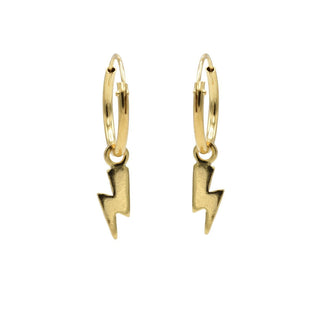 Kopen goud Karma symbols oorbel lightning