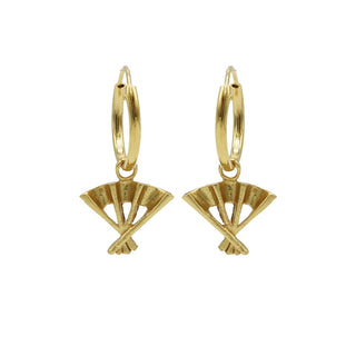 Kaufen gold Karma-Symbole-Ohrring-Fächer
