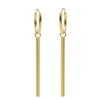 Kopen goud Karma Symbols oorbel Tube