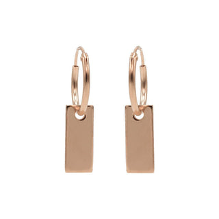 Karma Symbols oorbel Rectangle