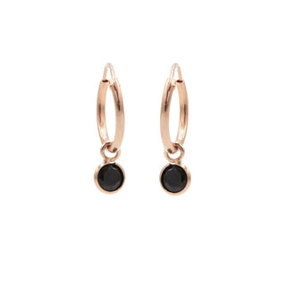 Karma Symbols oorbel zirconia dot