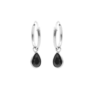 Karma Symbols oorbel drop crystal