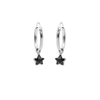 Kopen zilver Karma Symbols oorbel ster