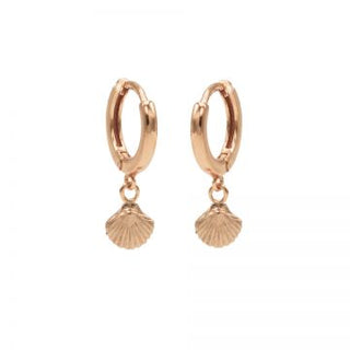 Karma hinged hoops symbool shell