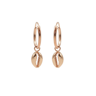 Karma symbols oorbel shell