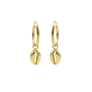 Karma symbols oorbel shell