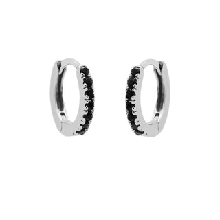 Karma Ohrringe Strass Silber