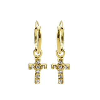 Karma Symbols oorbel Zirconia Faith