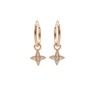 Karma Symbols oorbel Zirconia Morningstar