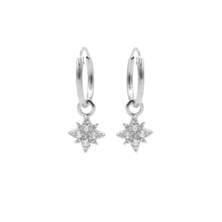 Kopen zilver Karma Symbols oorbel Morningstar