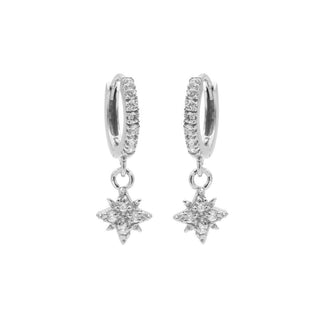 Kopen zilver Karma Symbols oorbel Morningstar