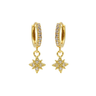 Kopen goud Karma Symbols oorbel Morningstar