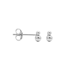Karma symbols earring double dots
