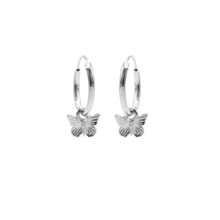 Karma symbols oorbel butterfly goud