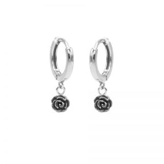 Karma hinged hoops symbool rose