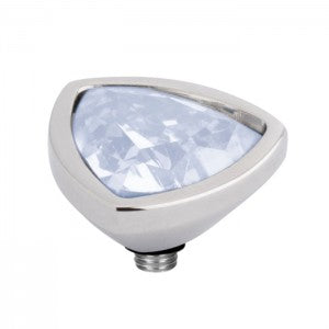 Koop silver Melano Twisted Meddy CZ Stone (8-9mm)