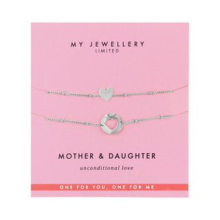 My Jewellery Mother & Daughter armband Heart goud of zilver