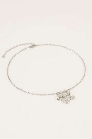 My Jewelery Necklace heart beige mood