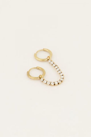 My Jewelery MOOD earring with transparent stones