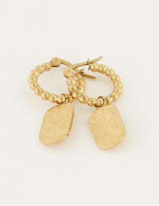 My Jewellery Oorhangers met plaatje bolletjes