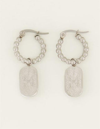 My Jewellery Oorhangers met plaatje bolletjes