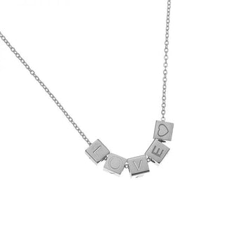Yehwang Ketting love zilver