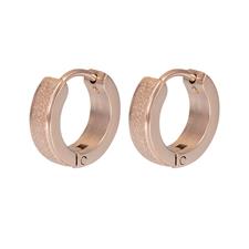 Kaufen rose iXXXi-Schmuck-Ohrring sandgestrahlt (15 mm)